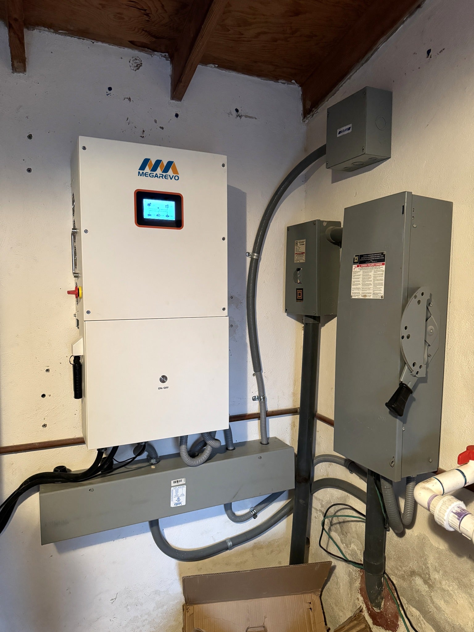 Megarevo 110/220V Hybrid Inverter 5KW 6KW 8KW 10KW 12KW 16KW