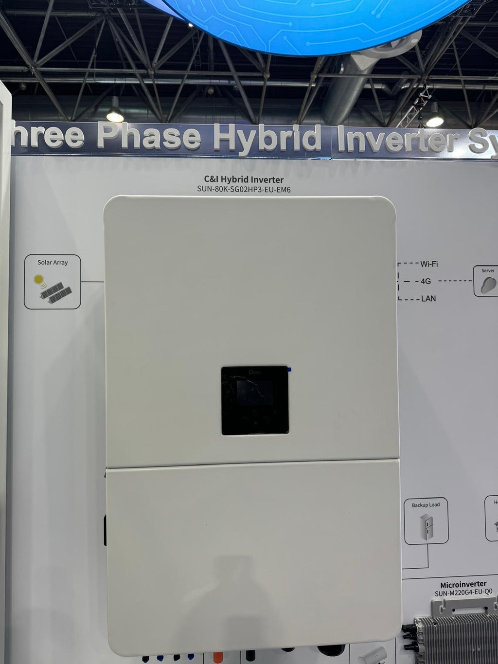 Deye 60KW 70KW 75KW 80KW Hybrid Inverter SUN-60/70/75/80K-SG02HP3-EU-EM6