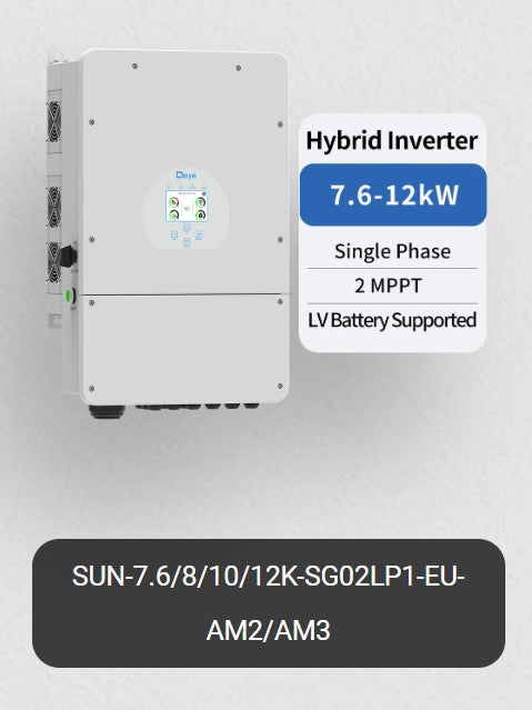 Deye 10kw 12kw Hybrid Inverter SUN-10/12K-SG02LP1-EU-AM2/AM3