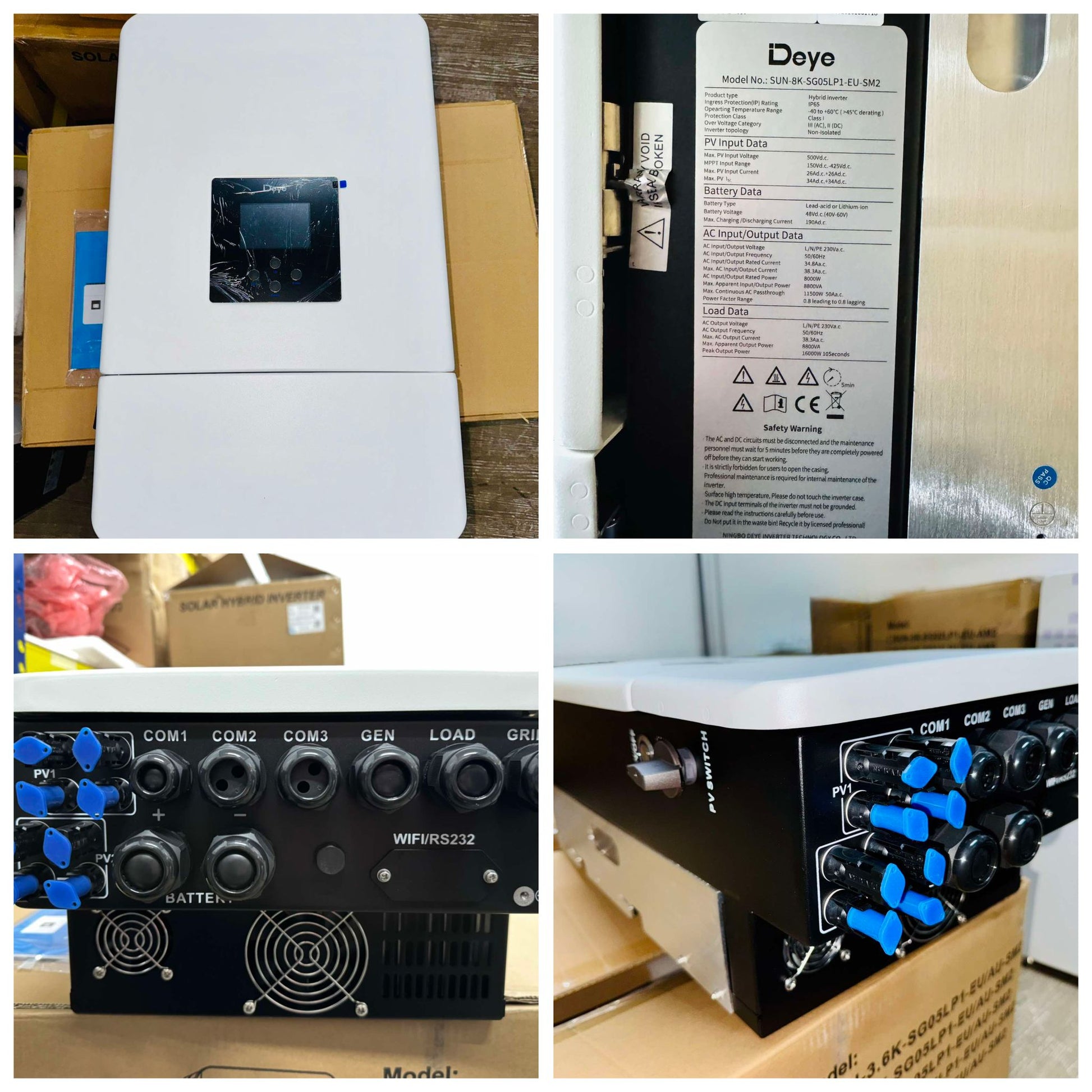 Deye 8KW Hybrid Inverter SUN-8K-SG05LP1-EU-SM2