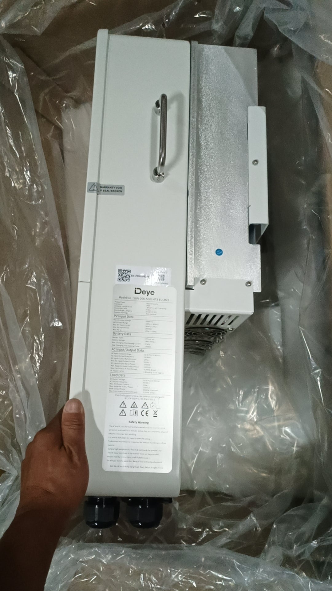 Deye 5KW 6KW 8KW 10KW 12KW 15KW 20KW 25KW Hybrid Inverter SUN-5/6/8/10/12/15/20/25K-SG01HP3-EU-AM2