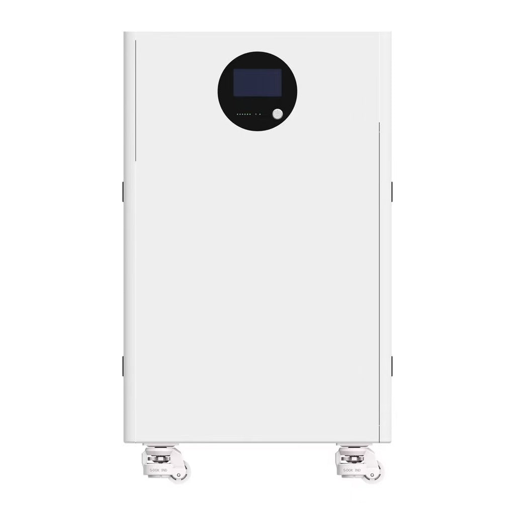 51.2V 280Ah 314Ah 14kwh 16kwh Roller Lithium Battery With Wheel White