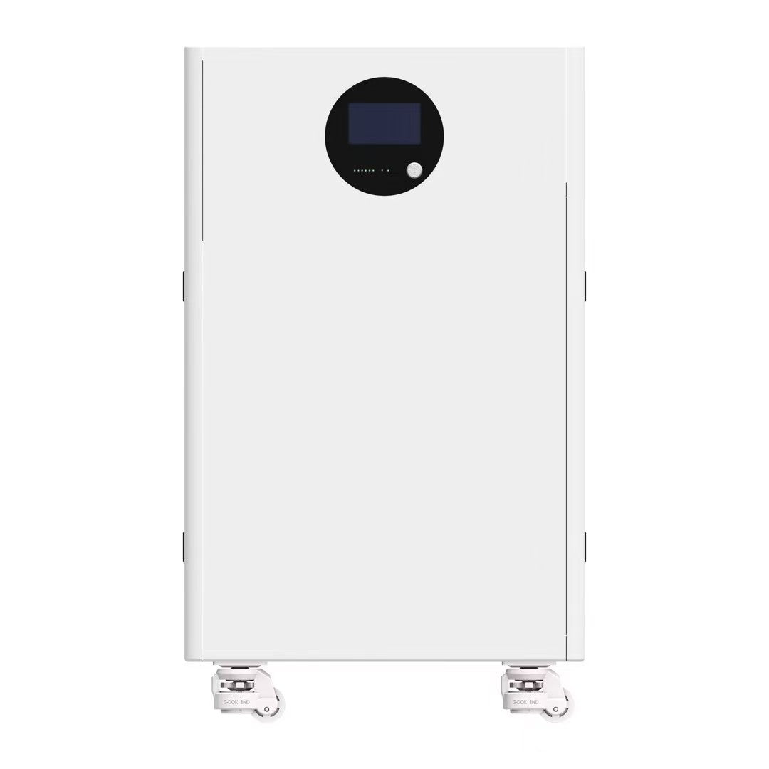 51.2V 280Ah 314Ah 14kwh 16kwh Roller Lithium Battery With Wheel White