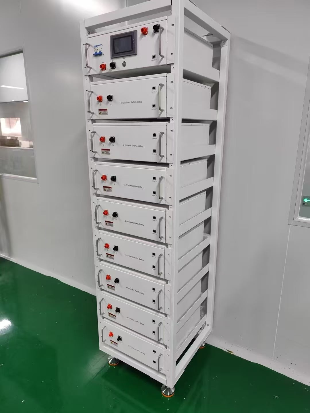 High Voltage 307.2V 409.6V 512V 30kwh 40kwh 51kwh Rack Mounted Lithium Battery