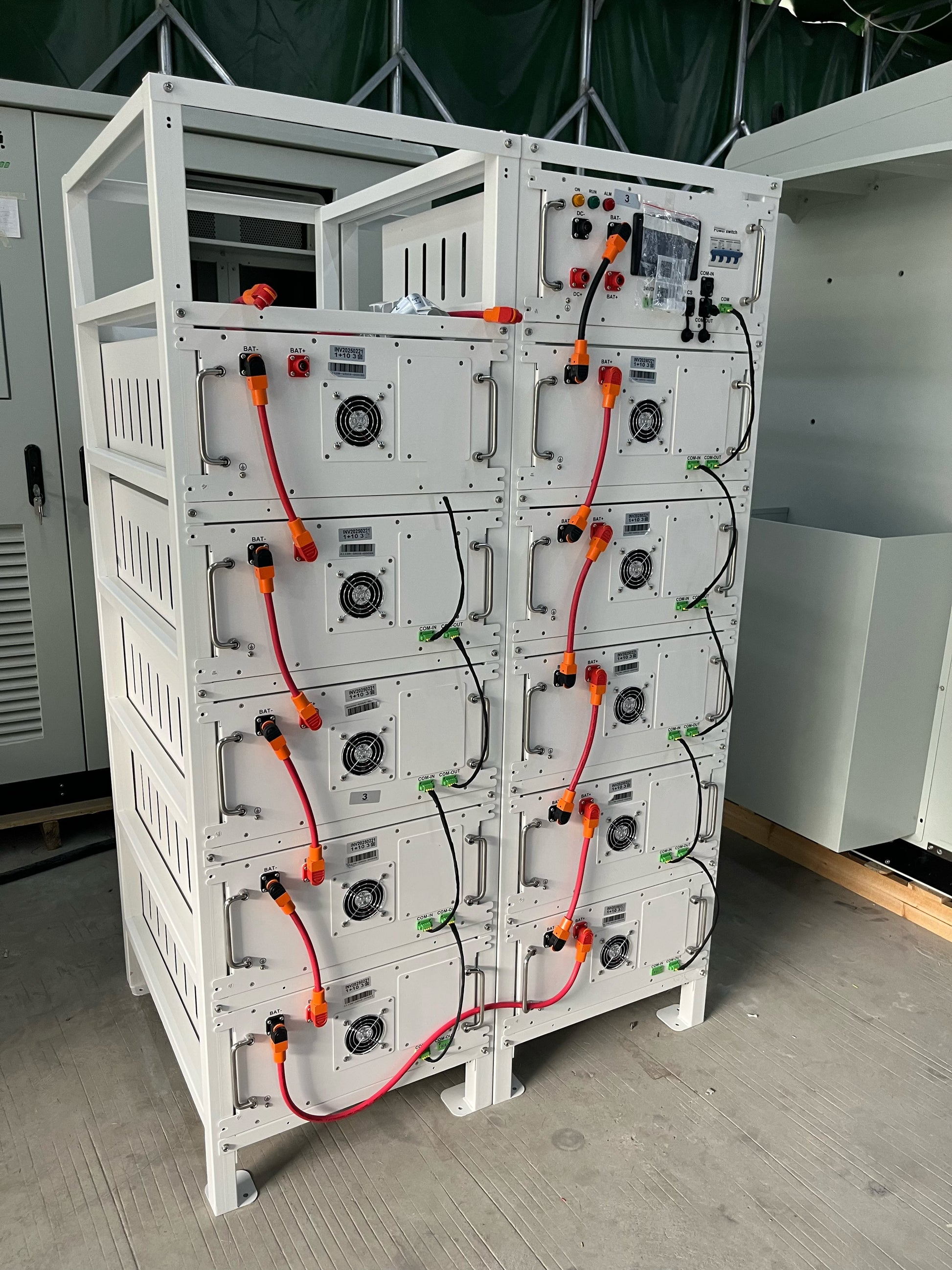 High Voltage 358.4V 512V 768V 100kwh 143kwh 215kwh Commercial Lithium Battery