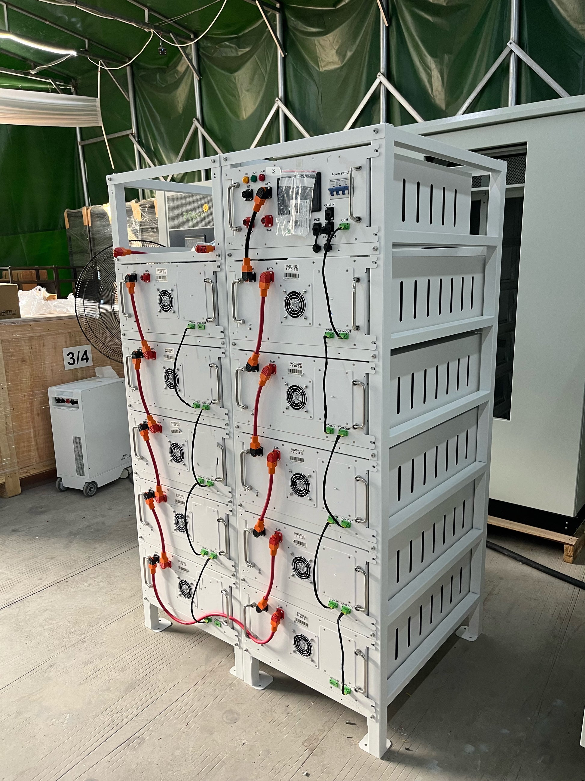 High Voltage 358.4V 512V 768V 100kwh 143kwh 215kwh Commercial Lithium Battery