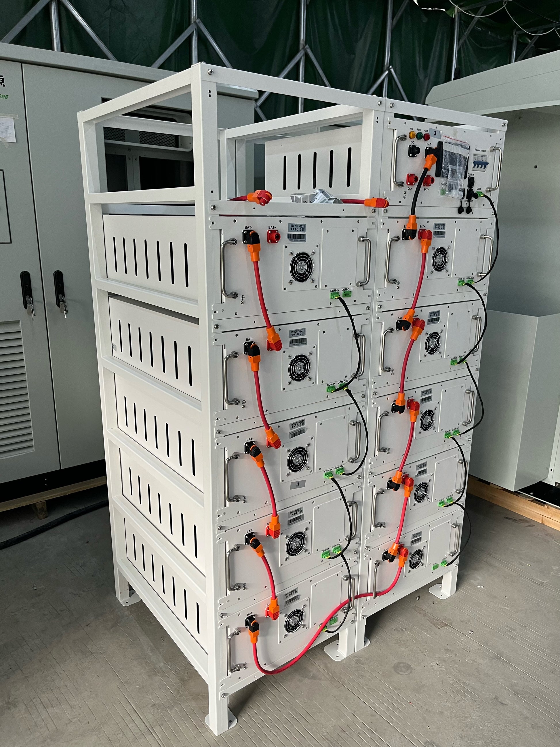 High Voltage 358.4V 512V 768V 100kwh 143kwh 215kwh Commercial Lithium Battery