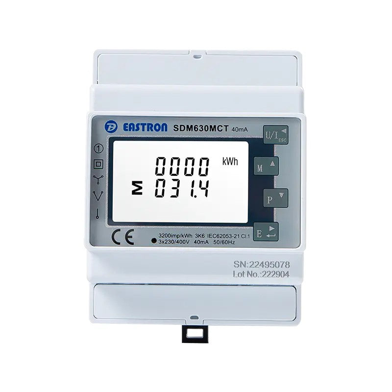 Eastron SDM630MCT-40mA RS485 Three Phase Energy Meter for Deye Growatt